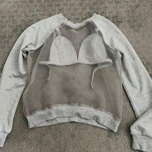 Nasty Gal Mesh sweater